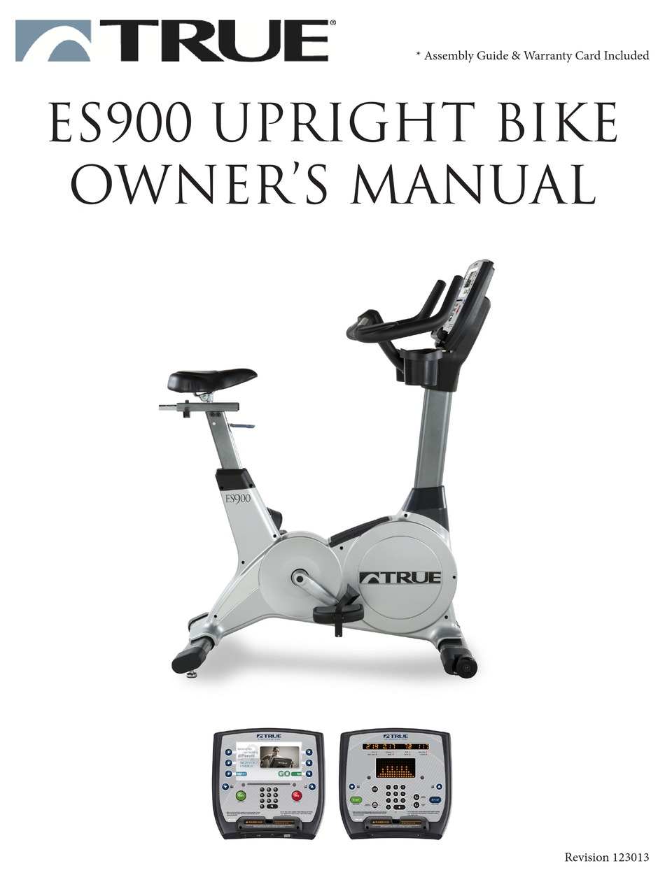 true es900 upright bike