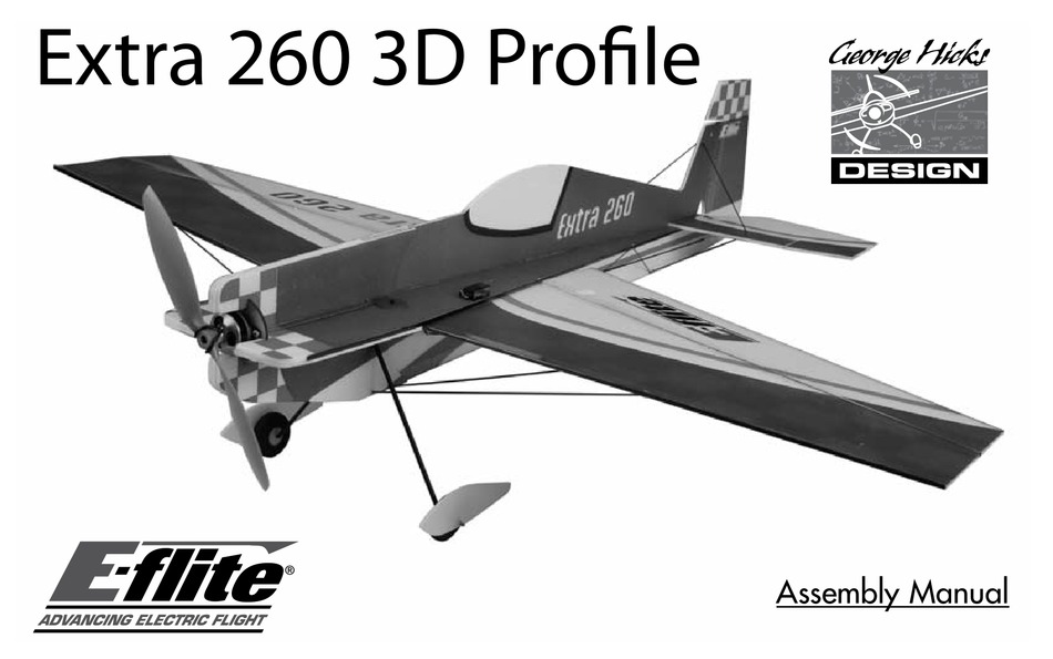EFLITE EXTRA 260 3D PROFILE ASSEMBLY MANUAL Pdf Download ManualsLib
