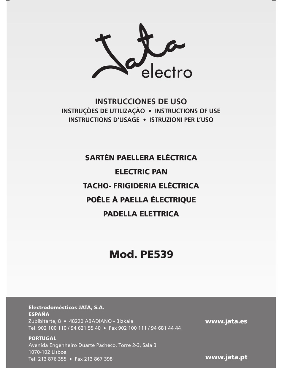 Paellera electrica Jata PE539