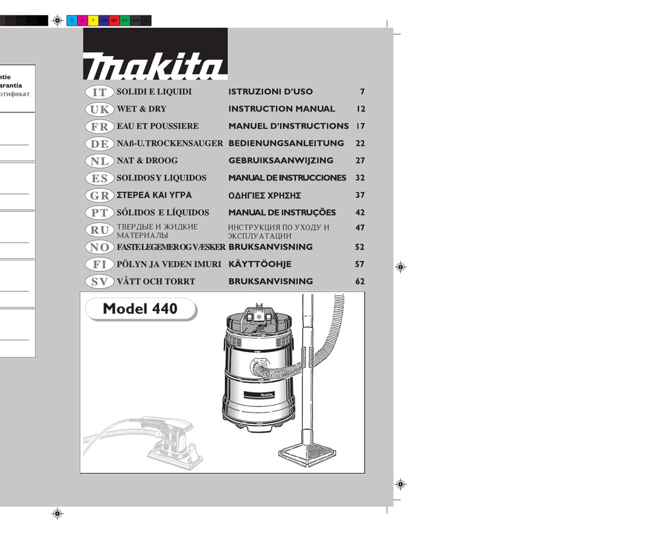 Макита 440 инструкция с картинками