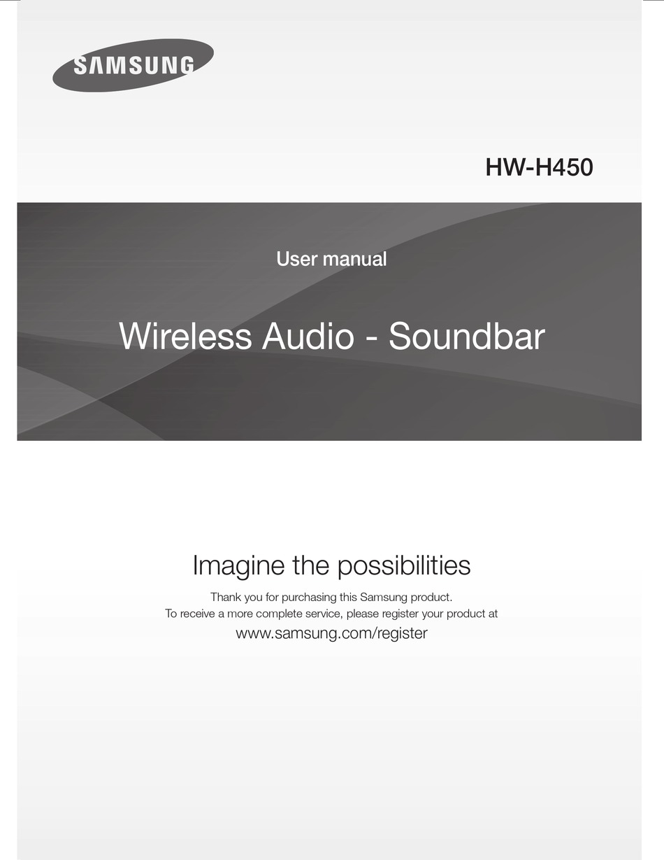 SAMSUNG HW-H450 USER MANUAL Pdf Download | ManualsLib