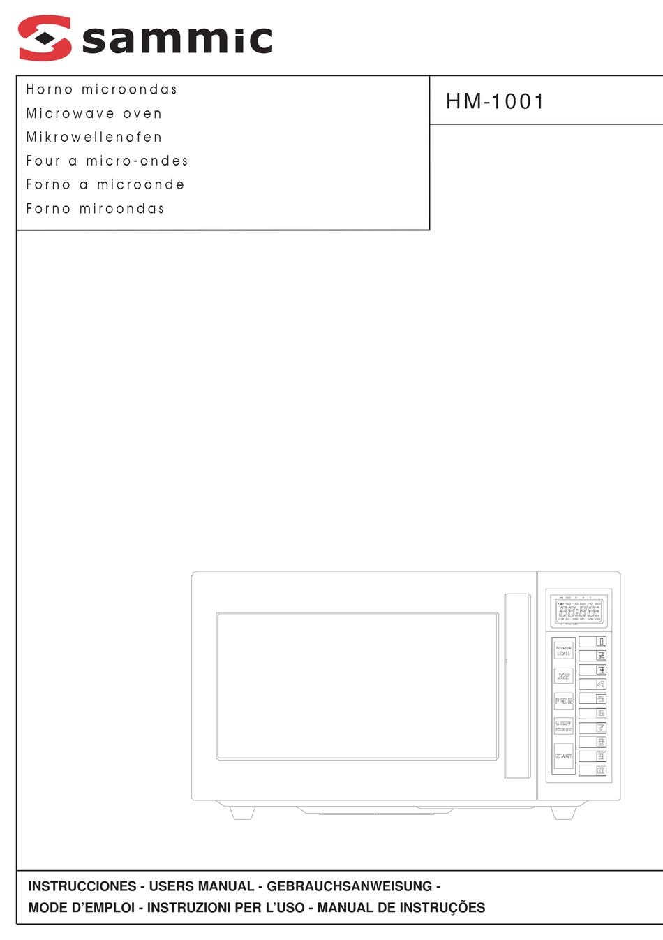 SAMMIC HM-1001 USER MANUAL Pdf Download | ManualsLib