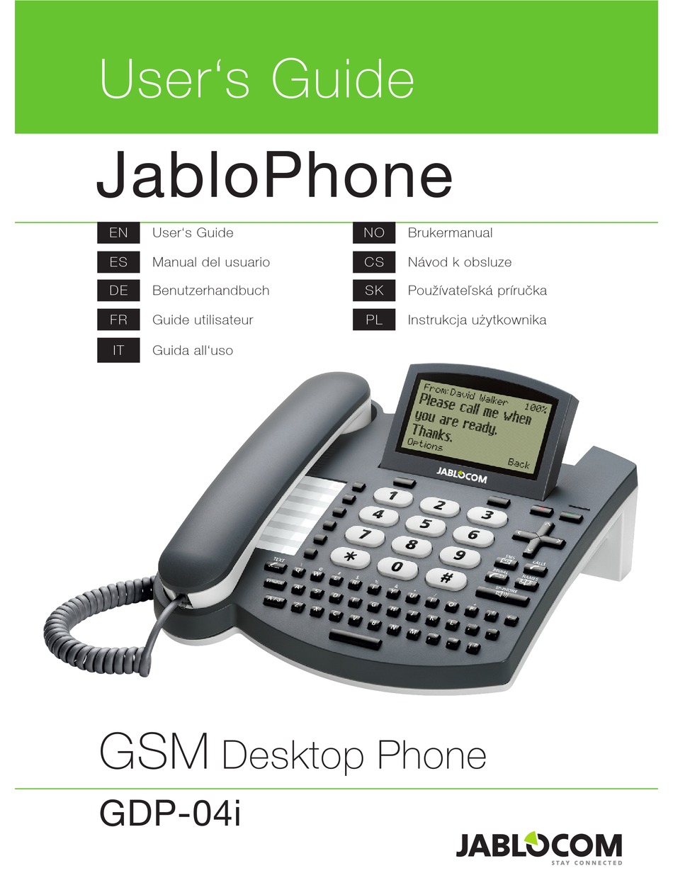 Teléfono fijo SIM Jablocom Essence 3G