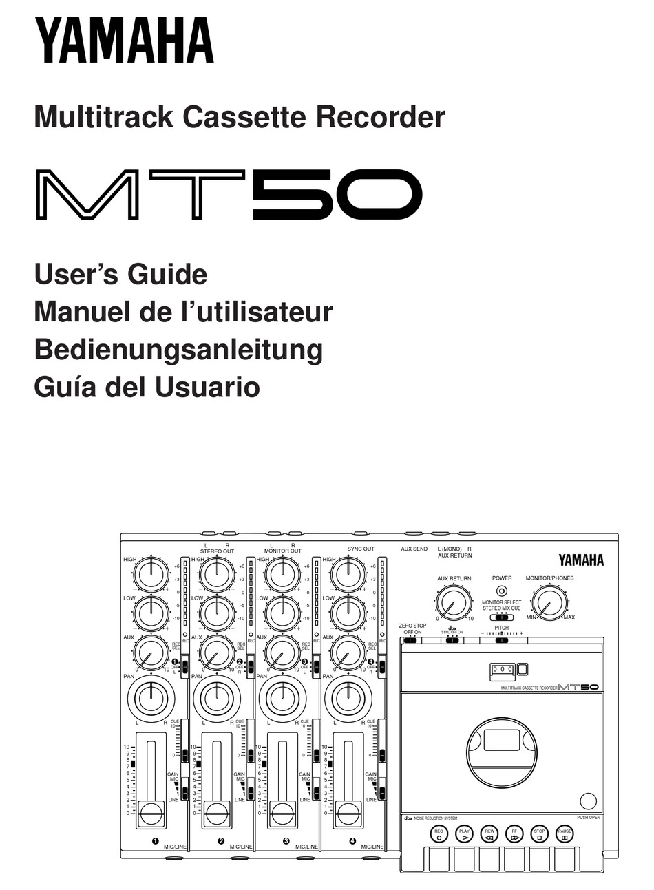 YAMAHA MT50 USER MANUAL Pdf Download | ManualsLib