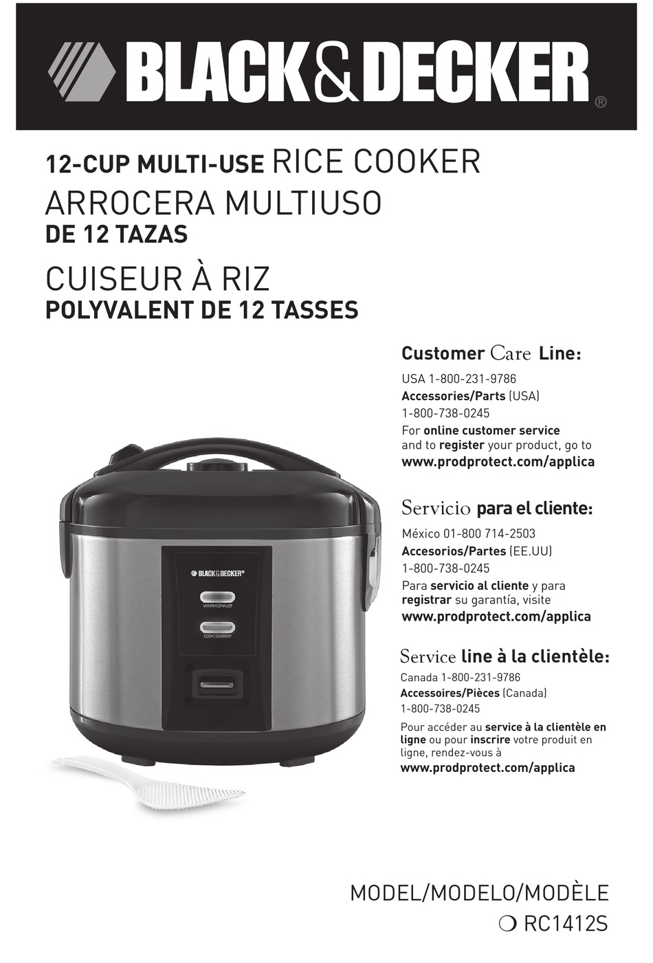 black and decker rice cooker rc506 manual