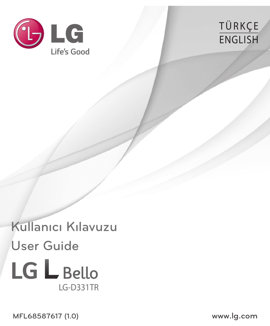 LG BELLO -D331TR USER MANUAL Pdf Download