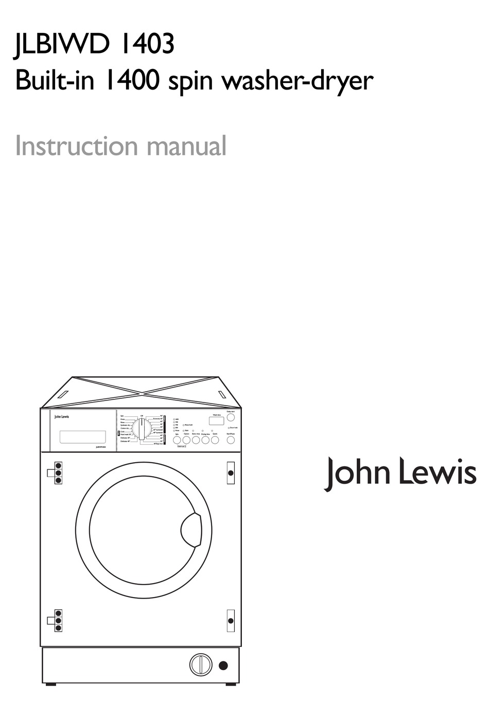 john lewis washer dryer e20