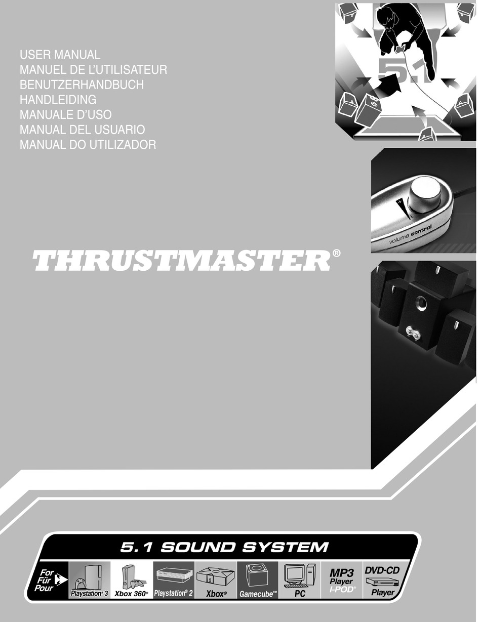 thrustmaster-5-1-sound-system-user-manual-pdf-download-manualslib