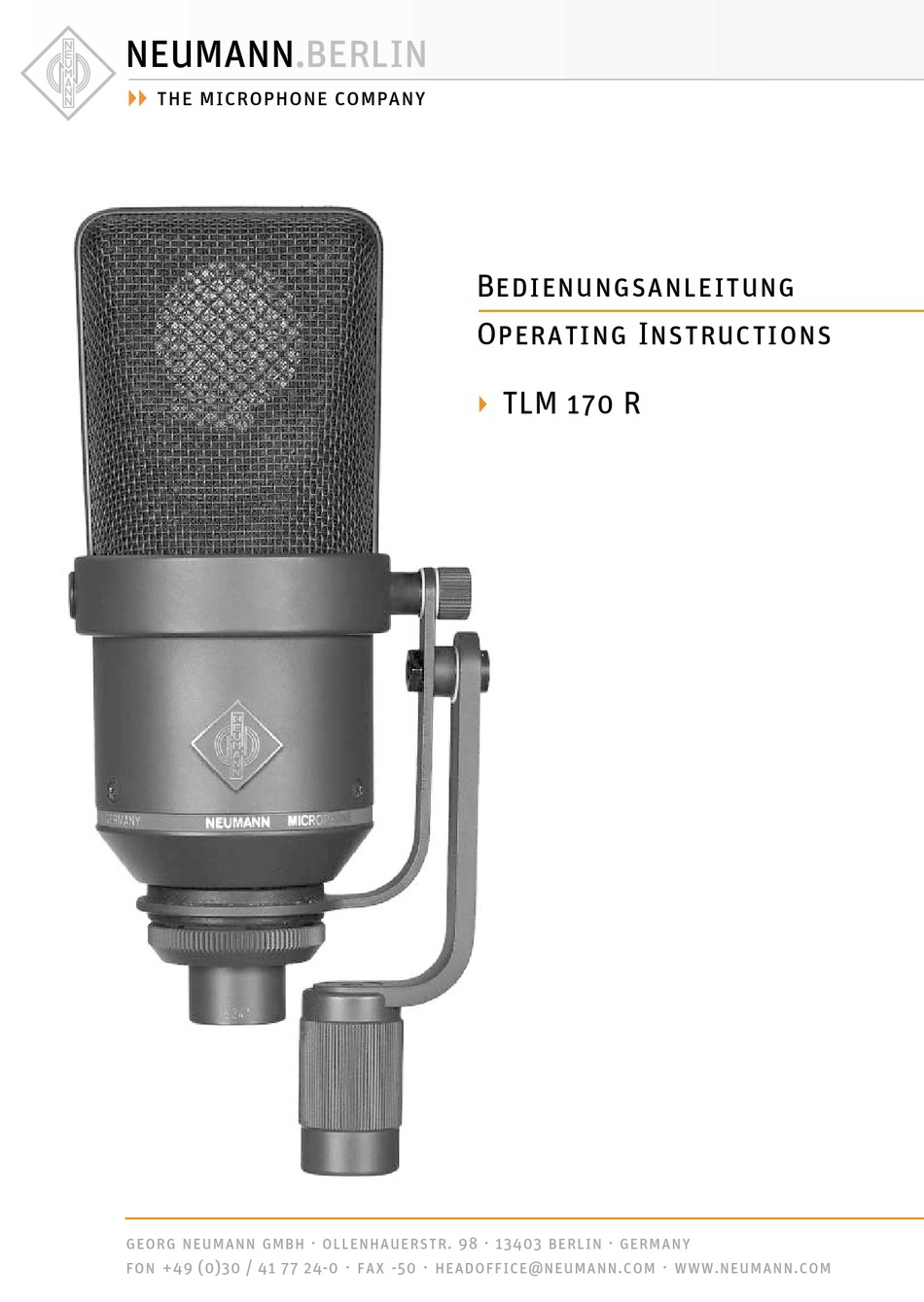 Neumann tlm 103 схема