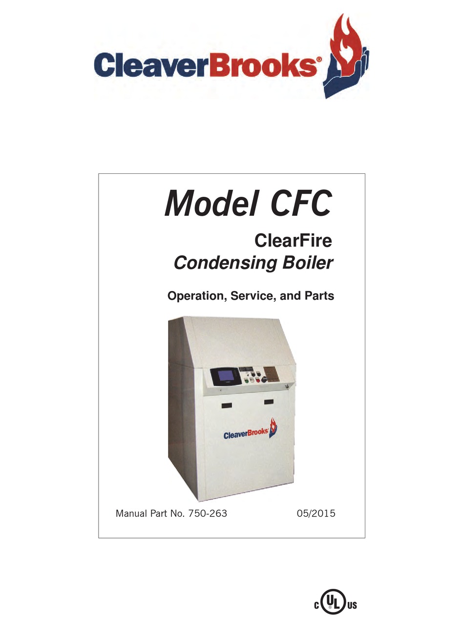 CLEAVERBROOKS CFC OPERATION, SERVICE & PARTS MANUAL Pdf Download
