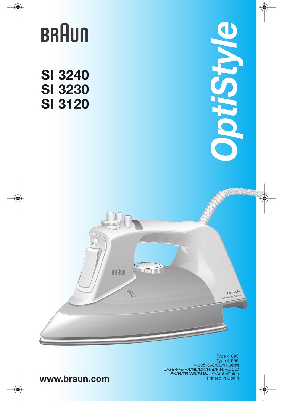 Braun Si 3240 Manual Pdf Download Manualslib