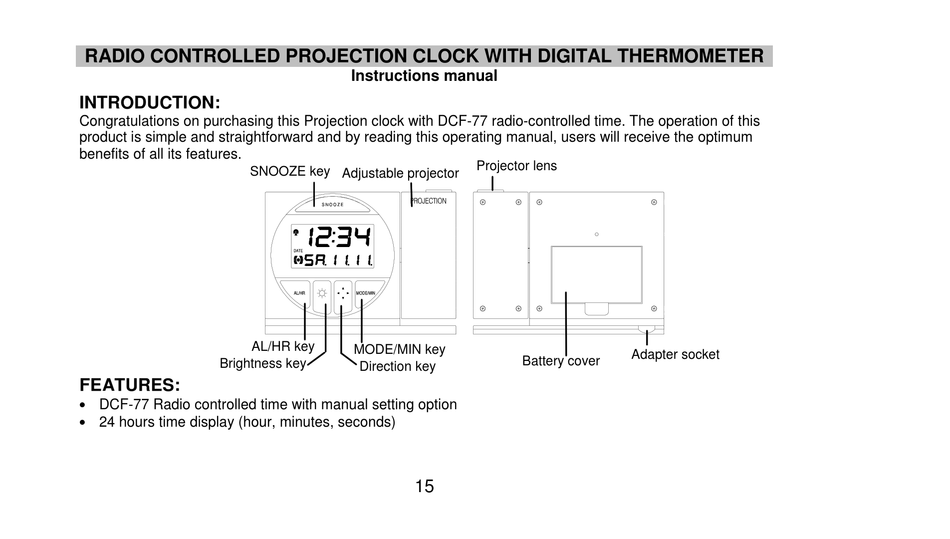 LA CROSSE WT535 INSTRUCTION MANUAL Pdf Download ManualsLib
