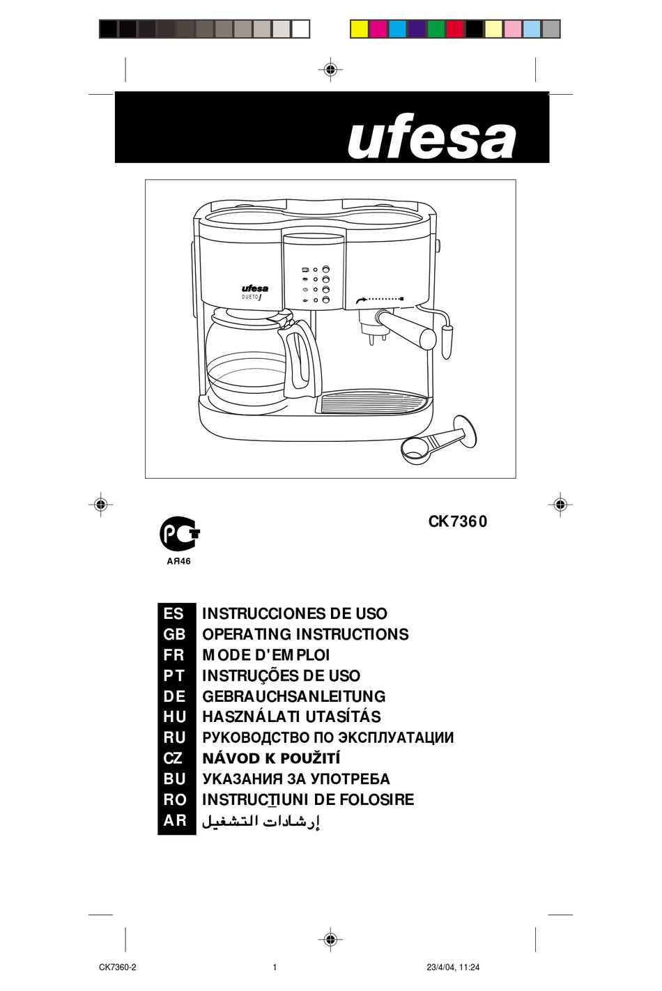 Important Notes - UFESA CK7360 Operating Instructions Manual [Page 10] |  ManualsLib