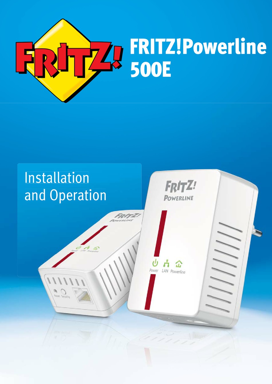AVM Fritz! Box Powerline 1220E Set Extensor Gigabit