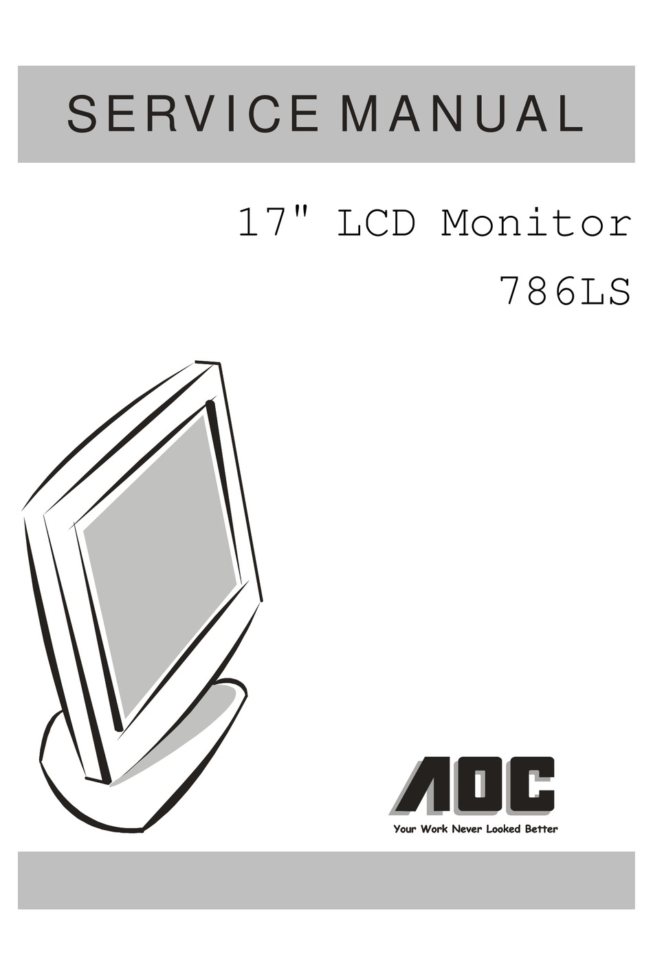 download aoc monitor service manual software