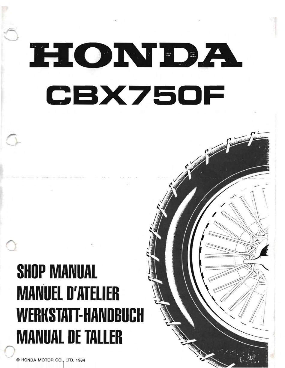 Reparaturanleitung HONDA GL 1100  GoldWing Manuel d`atellier Manual de taller 