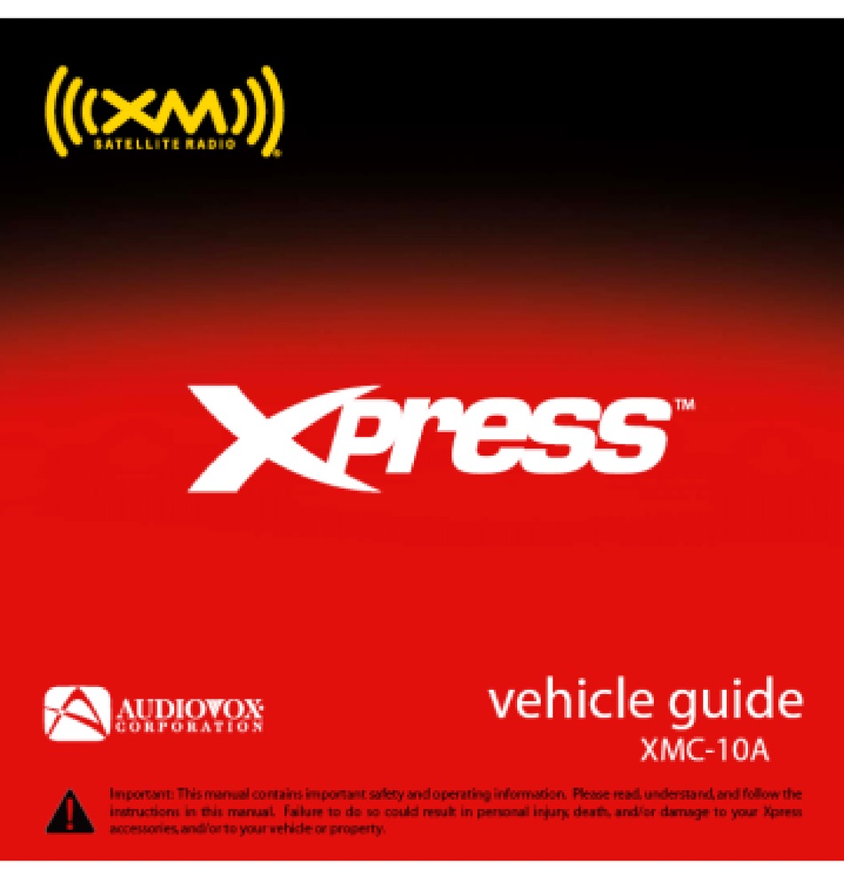 XM XPRESS XMC10A USER MANUAL Pdf Download ManualsLib