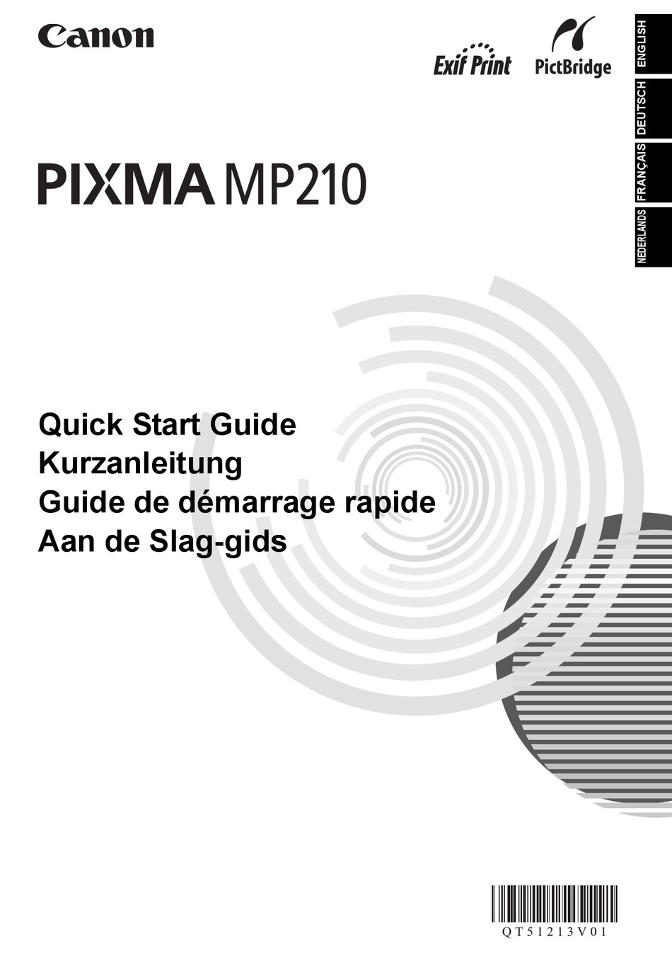 instruction manual for canon mp210 printer