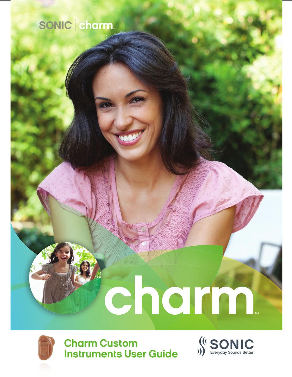SONIC CHARM SERIES USER MANUAL Pdf Download ManualsLib