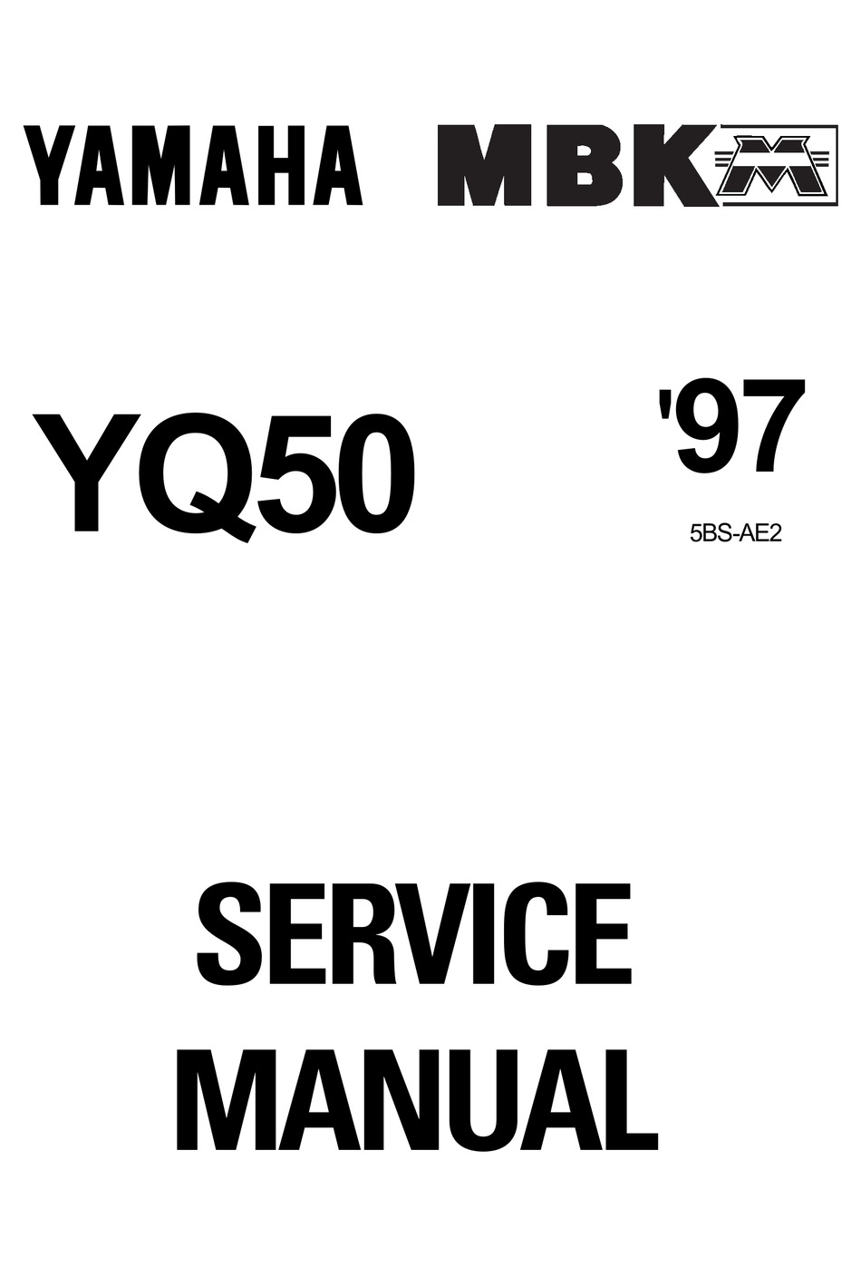 Yamaha Yq50 Service Manual Pdf