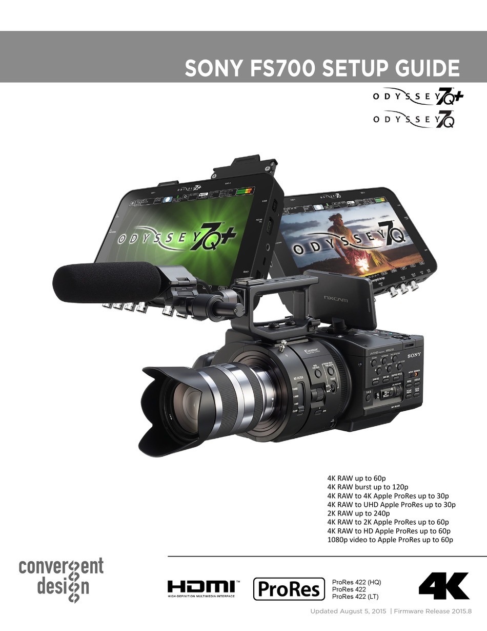 sony fs700 upgrade 4k