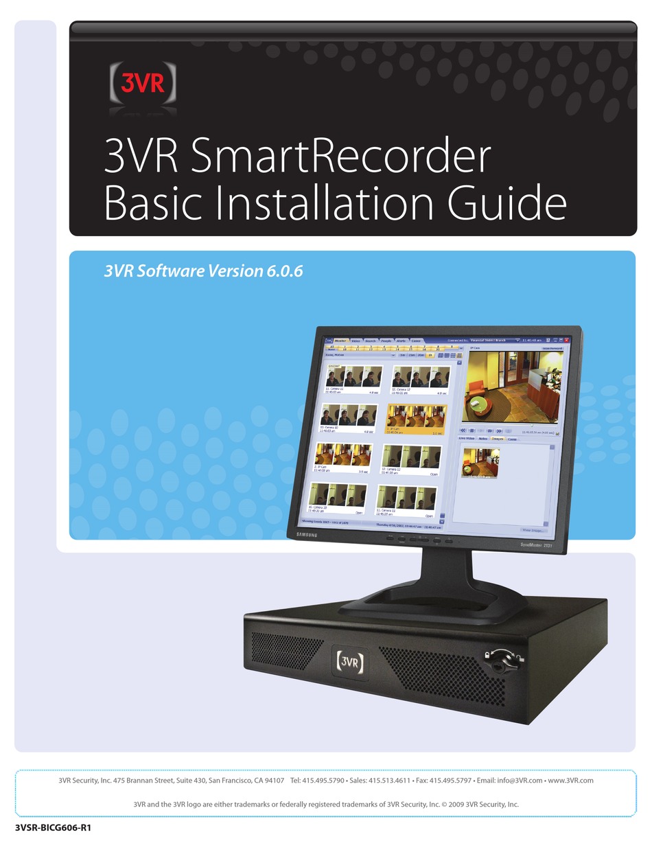 3vr p series smart recorder download