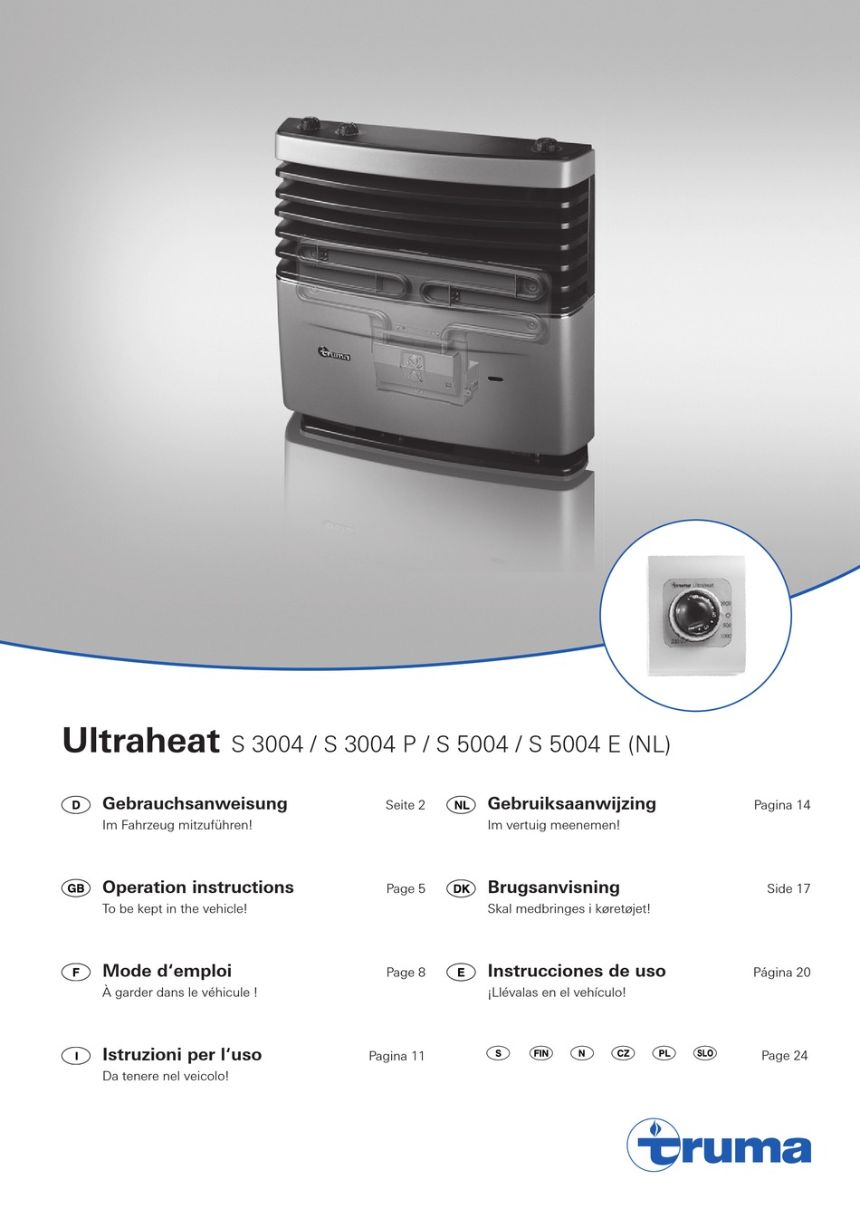 Chauffage électrique auxiliaire Truma Ultraheat