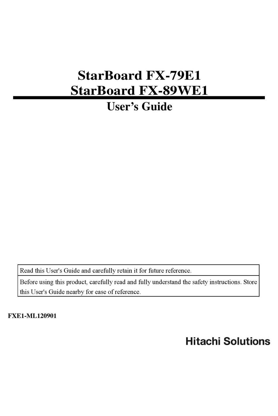 hitachi starboard vs smartboard