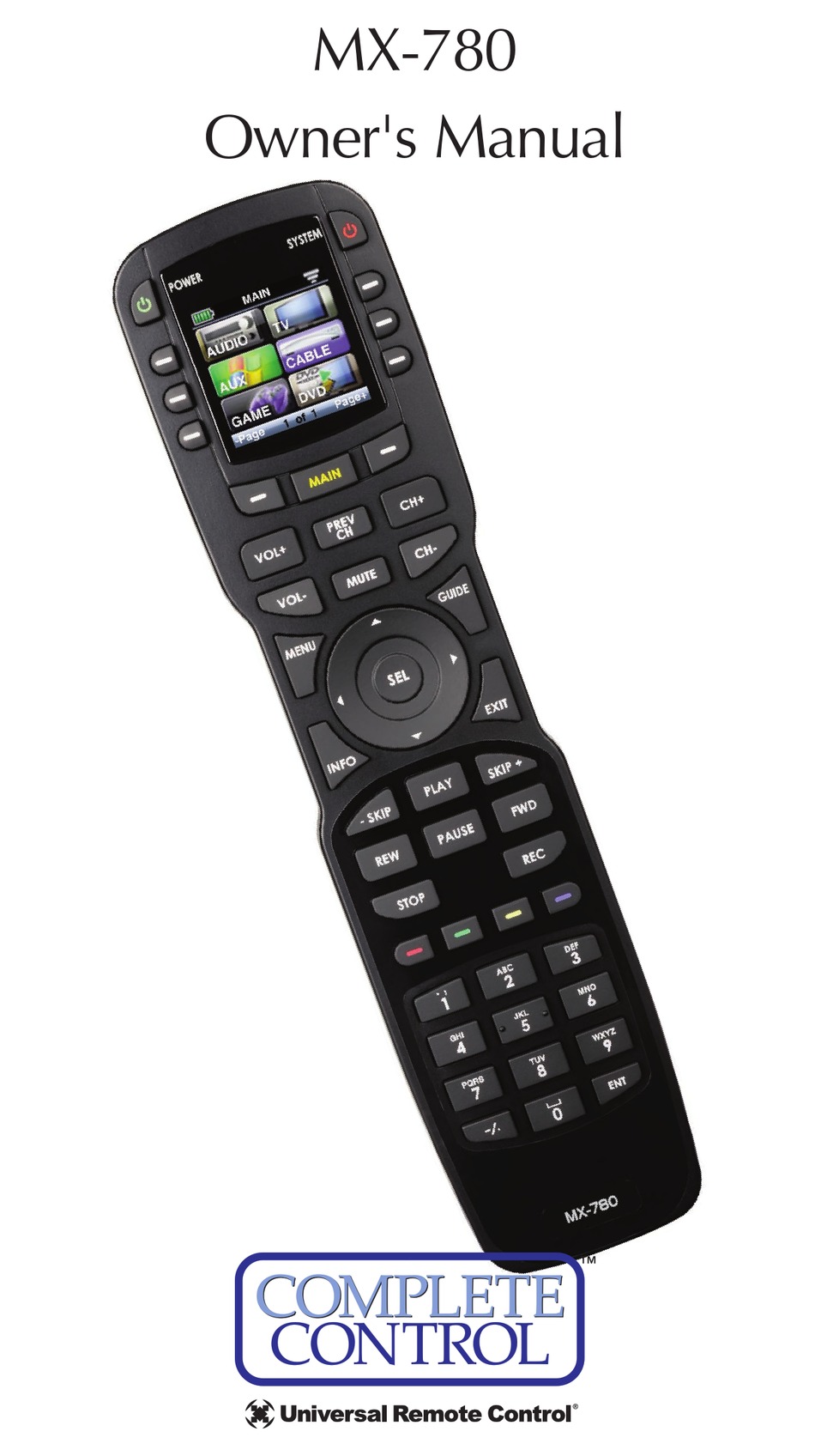 mx-700 urc remote how to replace device