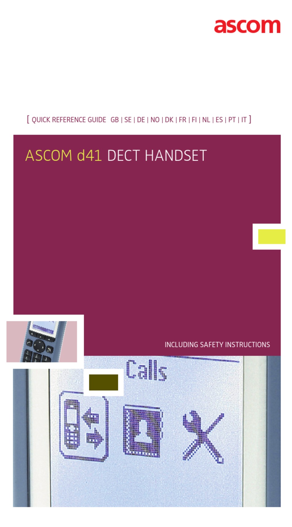 ASCOM D41 QUICK REFERENCE MANUAL Pdf Download | ManualsLib