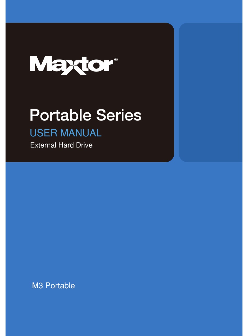 maxtor personal storage 3200 vista