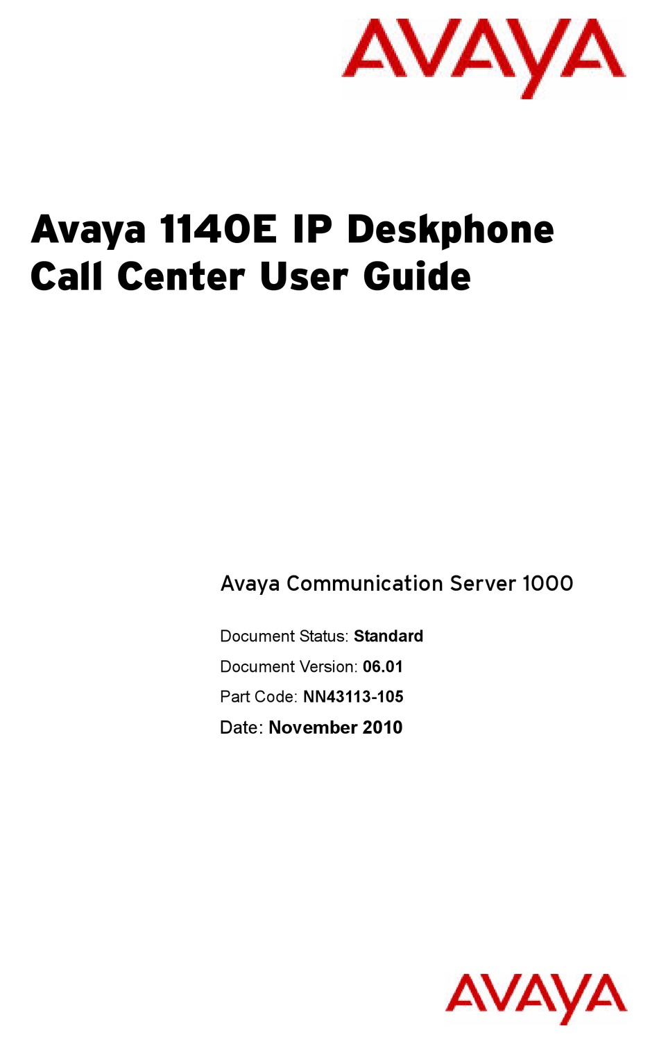 AVAYA 1140E USER MANUAL Pdf Download | ManualsLib