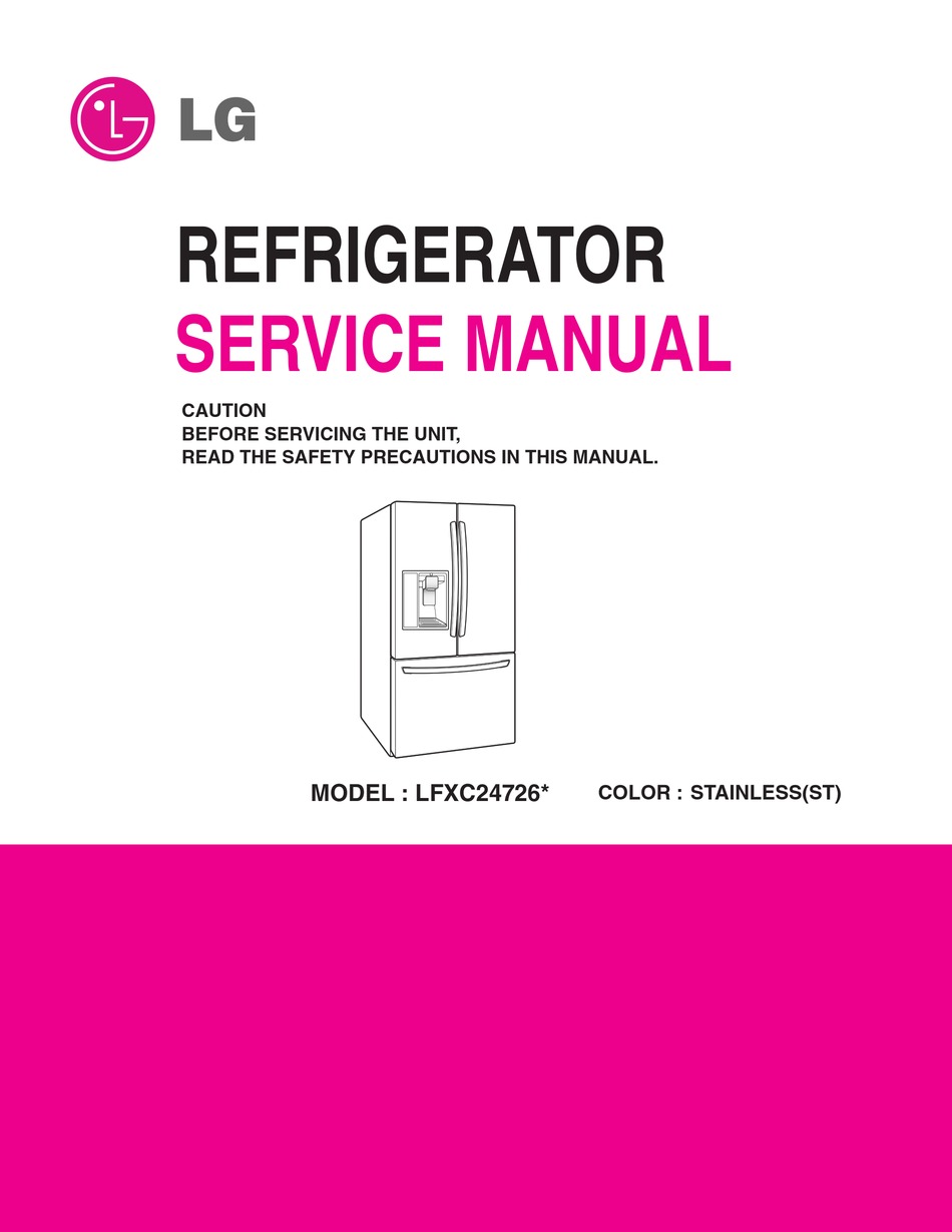 Lg Lfxc24726s Service Manual Pdf Download Manualslib