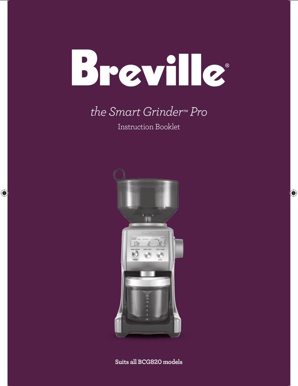 BREVILLE SMART GRINDER PRO BCG820 