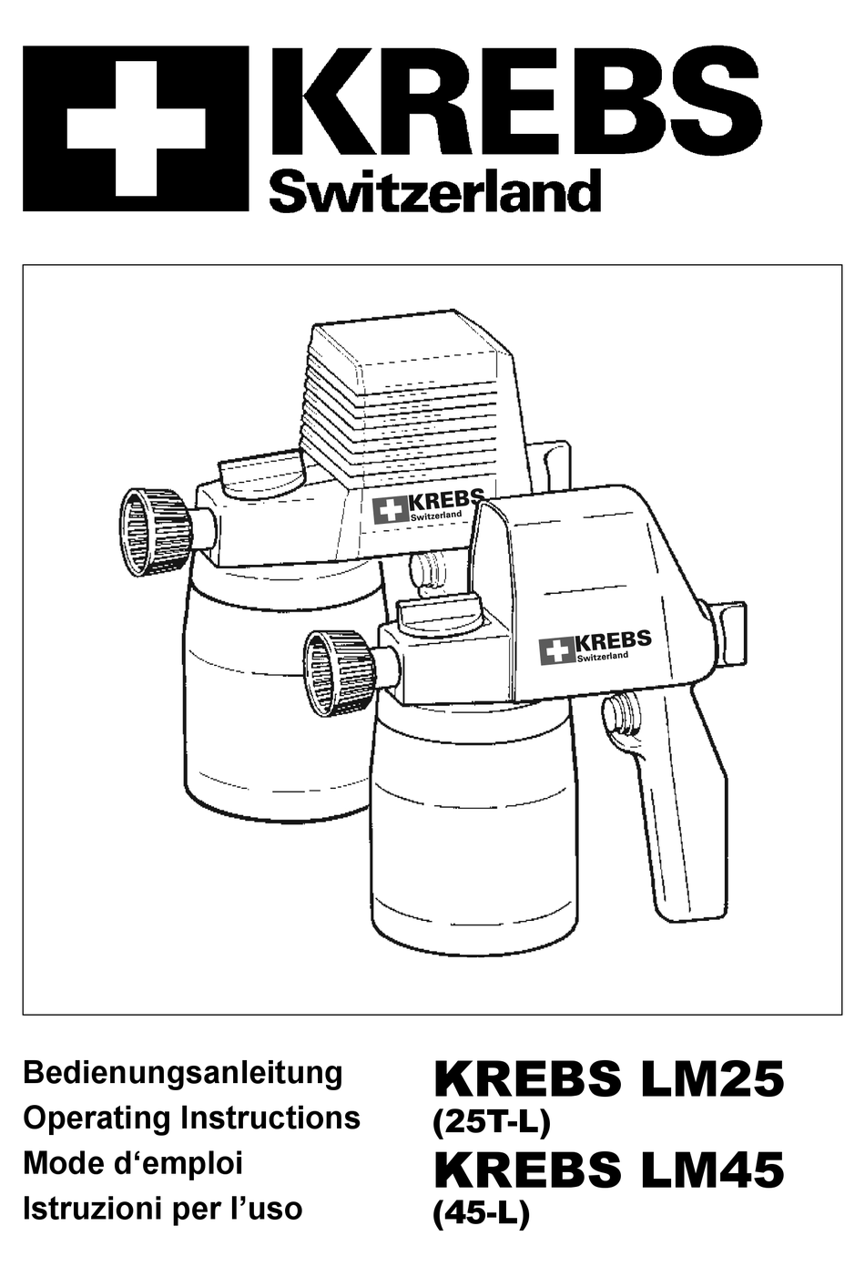 KREBS LM25 (K25TL) OPERATING INSTRUCTIONS MANUAL Pdf Download ManualsLib