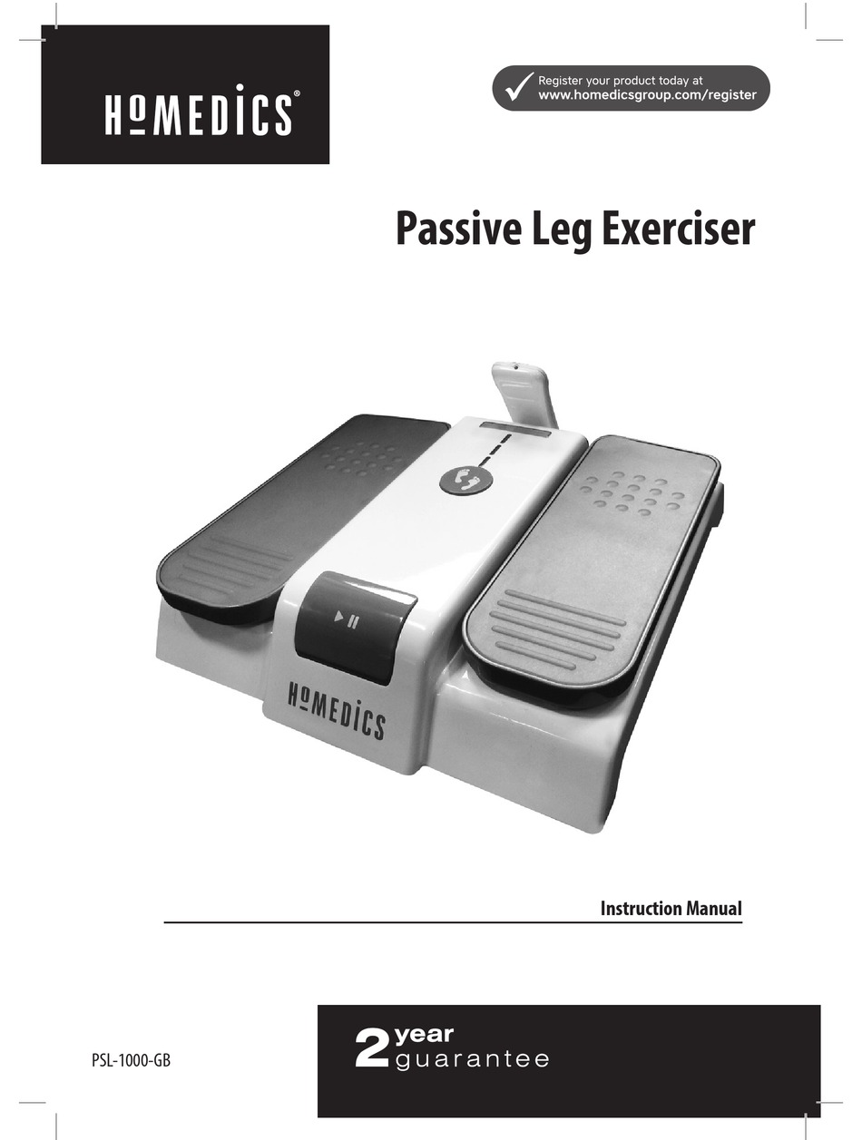 Homedics Psl 1000 Gb Instruction Manual Pdf Download Manualslib