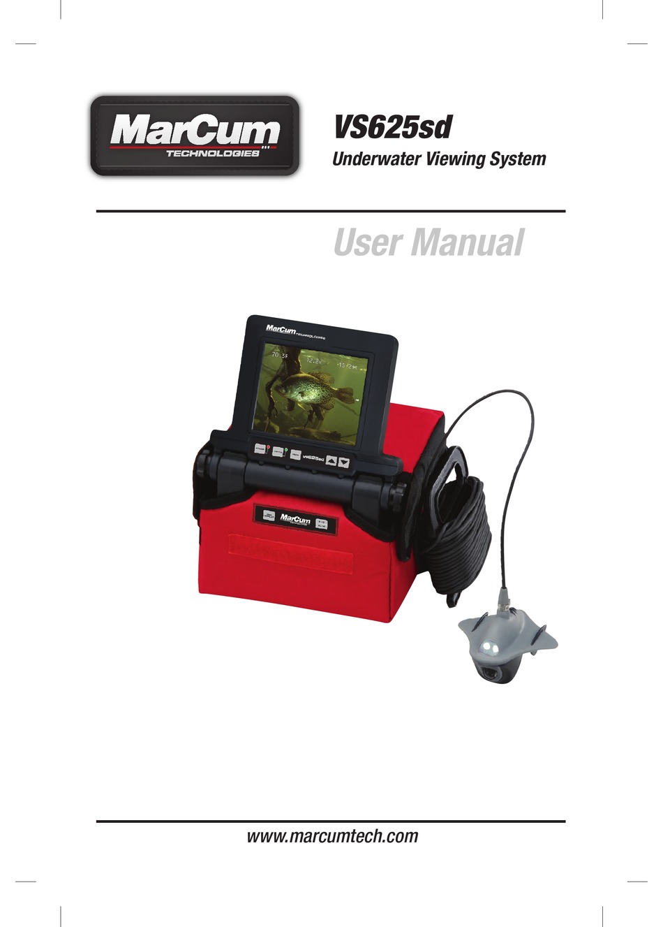 MARCUM TECHNOLOGIES VS625SD USER MANUAL Pdf Download