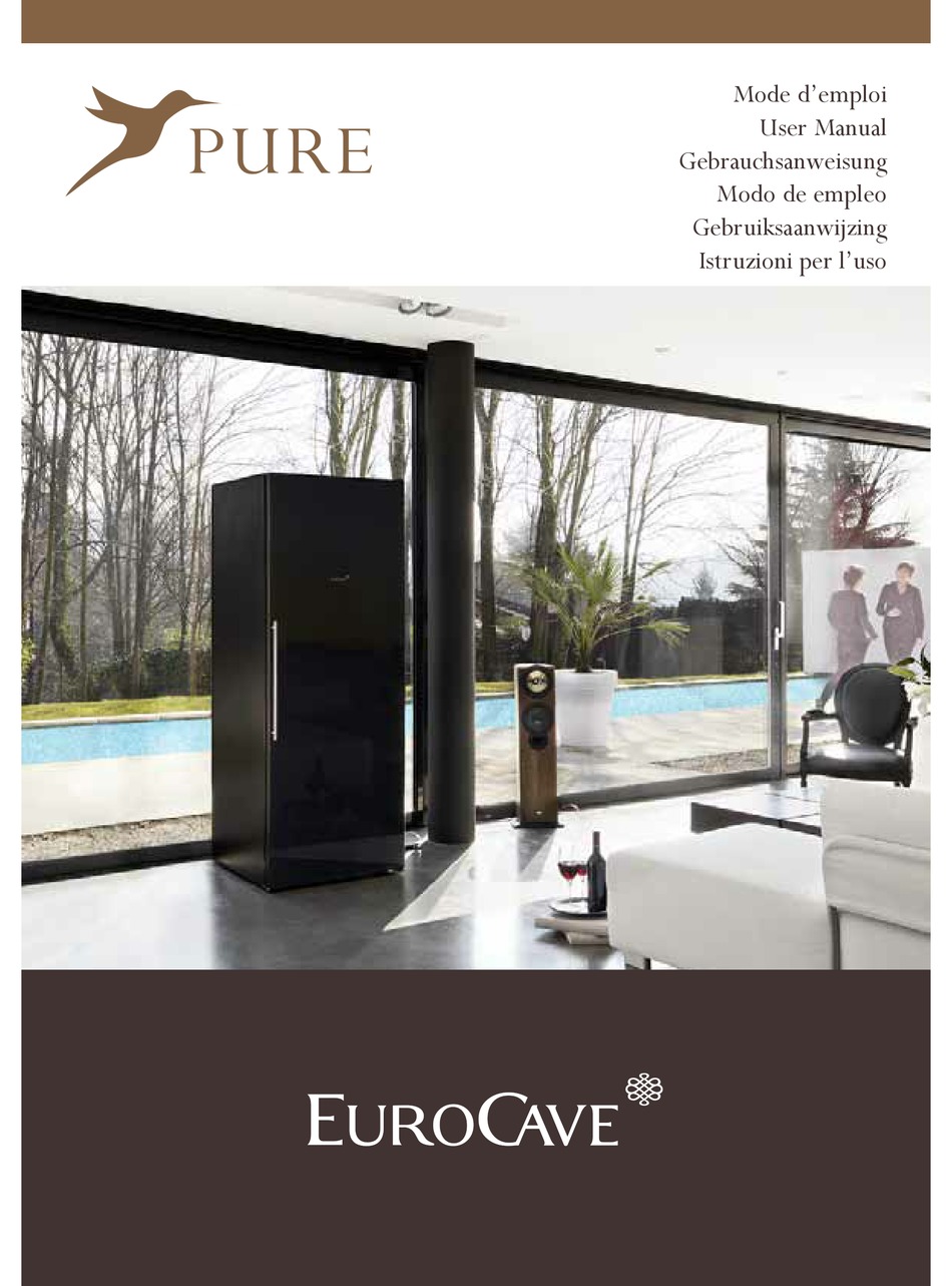 Eurocave Pure User Manual Pdf Download Manualslib