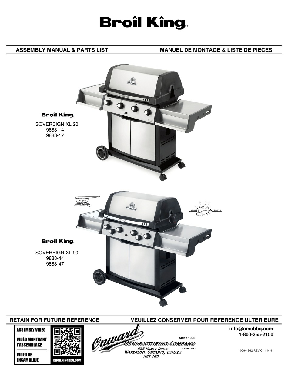 broil king sovereign xls