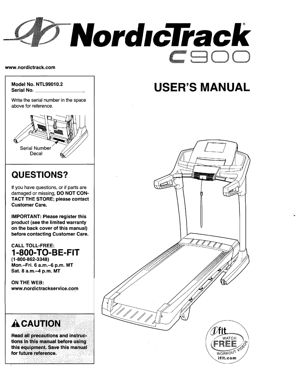 NORDICTRACK NTL99010.2 USER MANUAL Pdf Download | ManualsLib