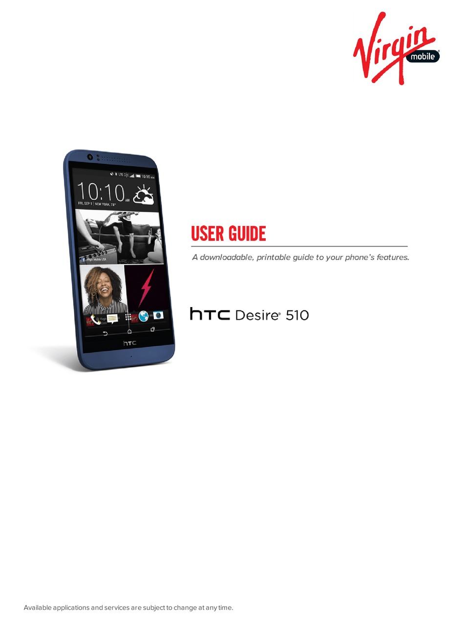 HTC DESIRE 510 USER MANUAL Pdf Download | ManualsLib