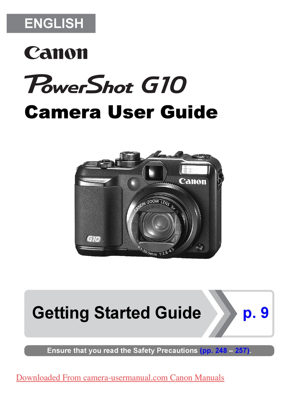 canon powershot g10 software download