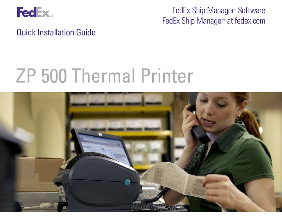 fedex zp 500 driver