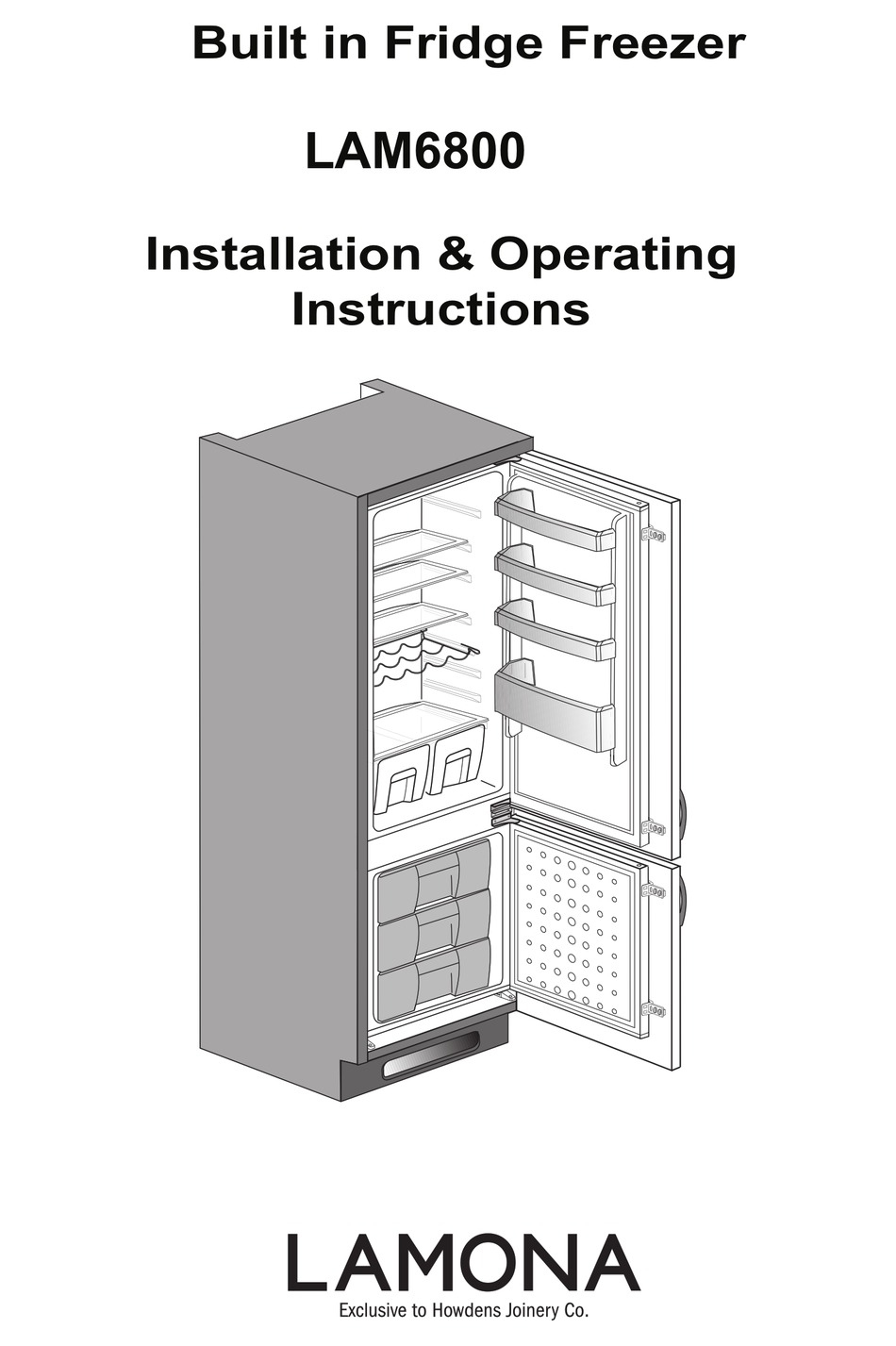 lam6800 fridge freezer