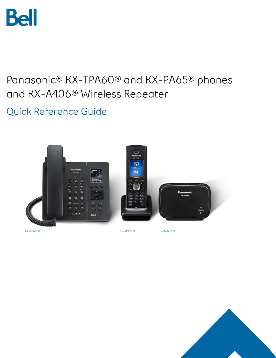 PANASONIC KX-TPA60 QUICK REFERENCE MANUAL Pdf Download | ManualsLib