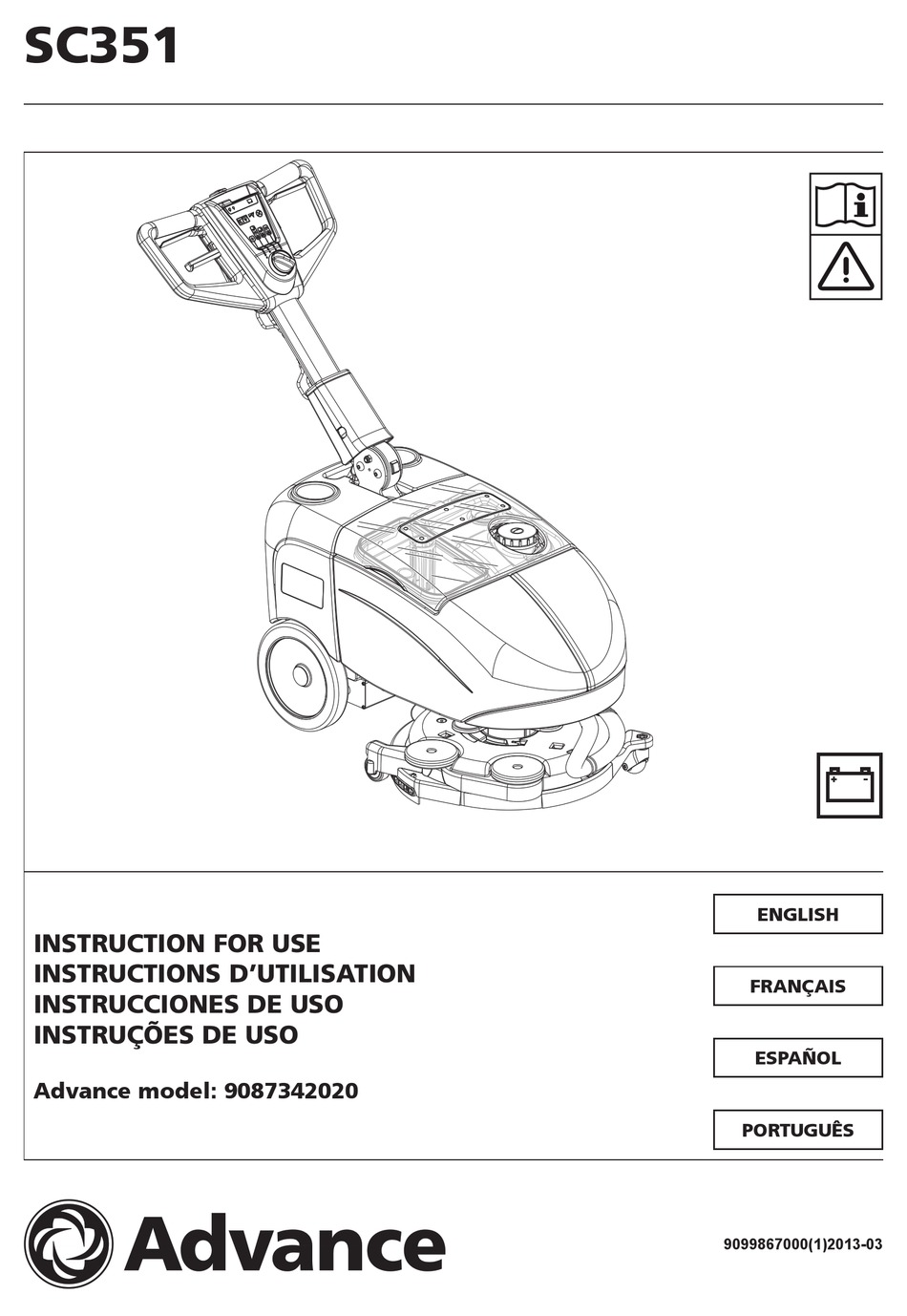 NILFISKADVANCE SC351 INSTRUCTIONS FOR USE MANUAL Pdf Download ManualsLib