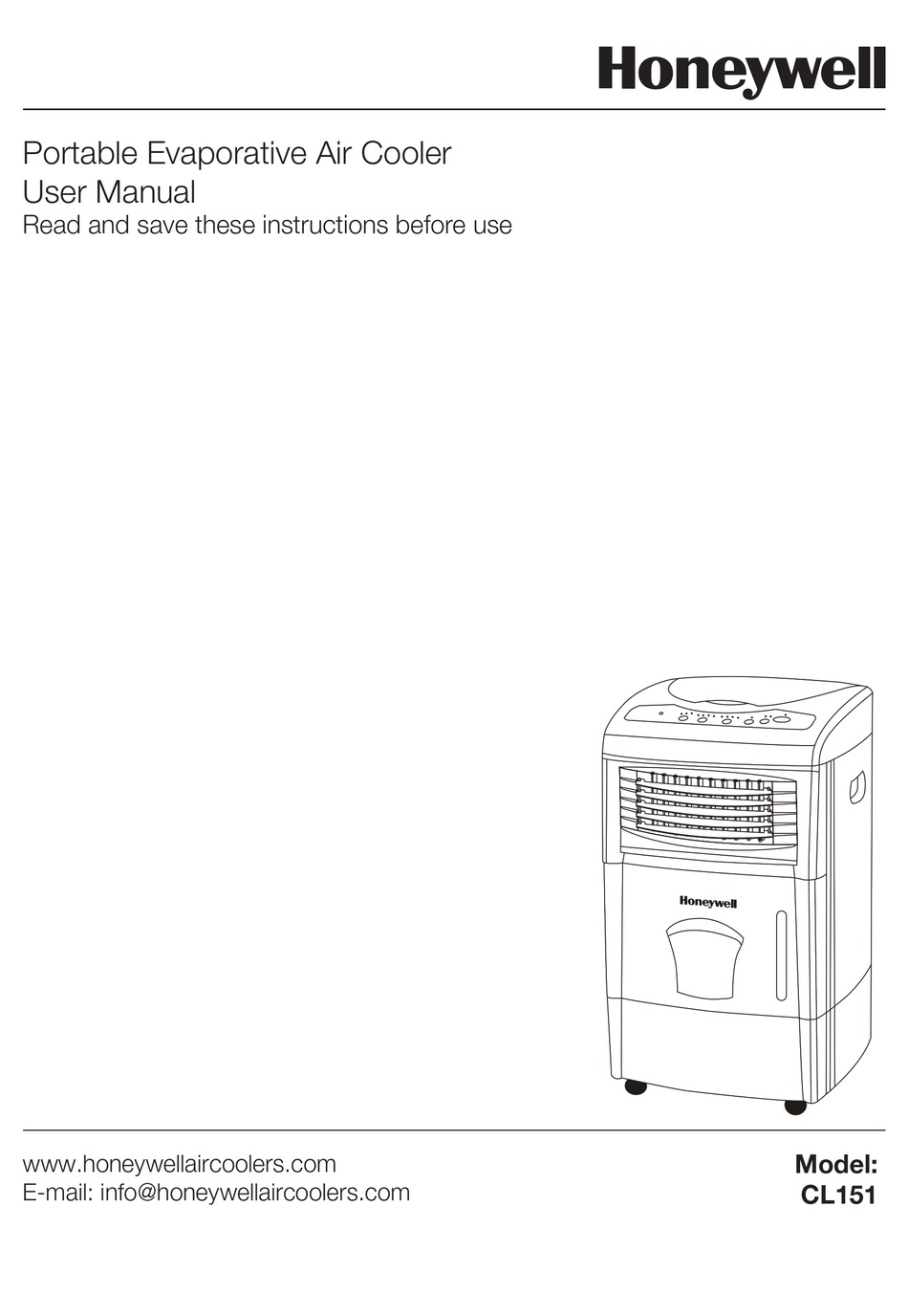 HONEYWELL CL151 USER MANUAL Pdf Download | ManualsLib