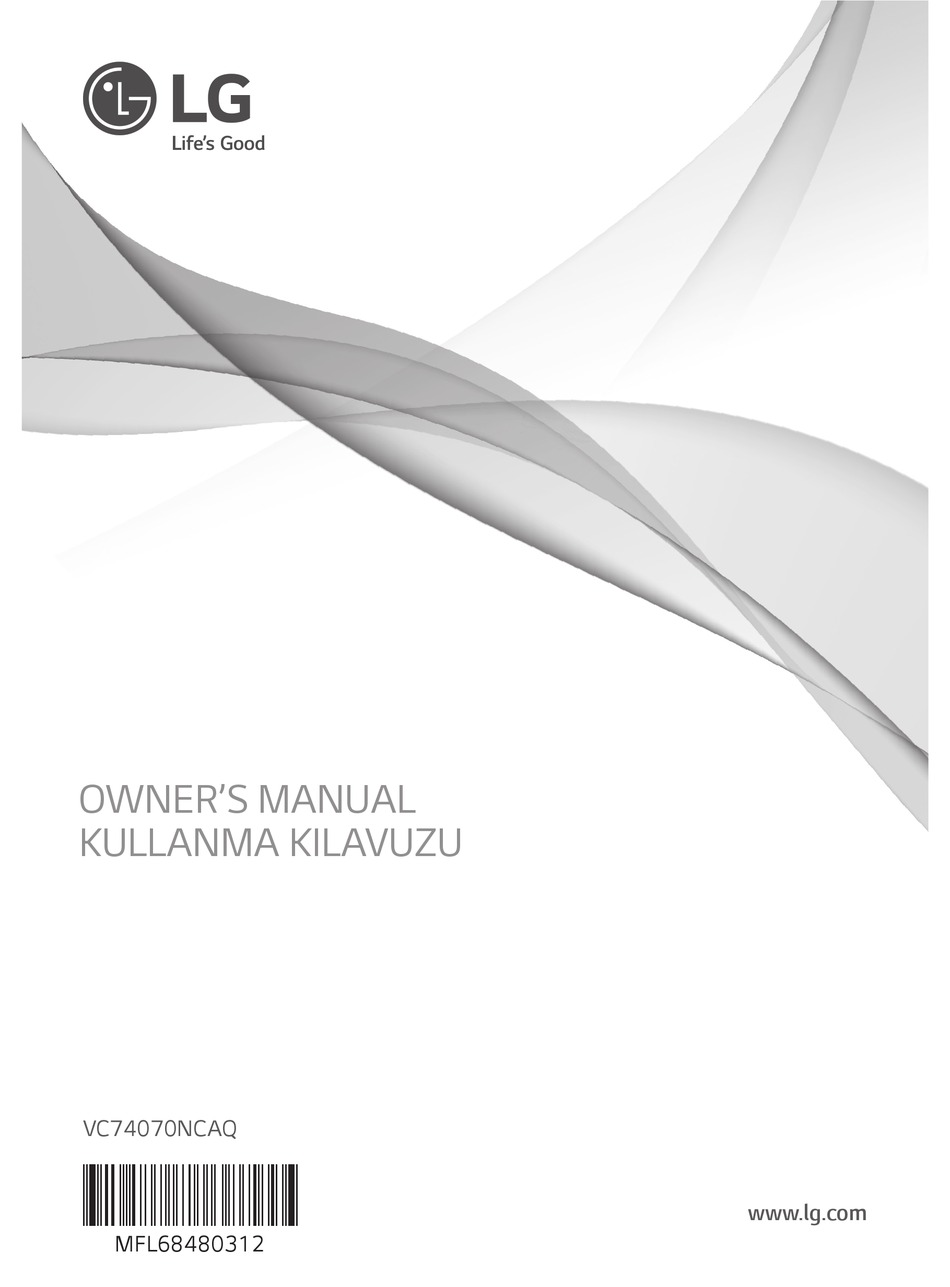 LG VC74070NCAQ OWNER'S MANUAL Pdf Download | ManualsLib