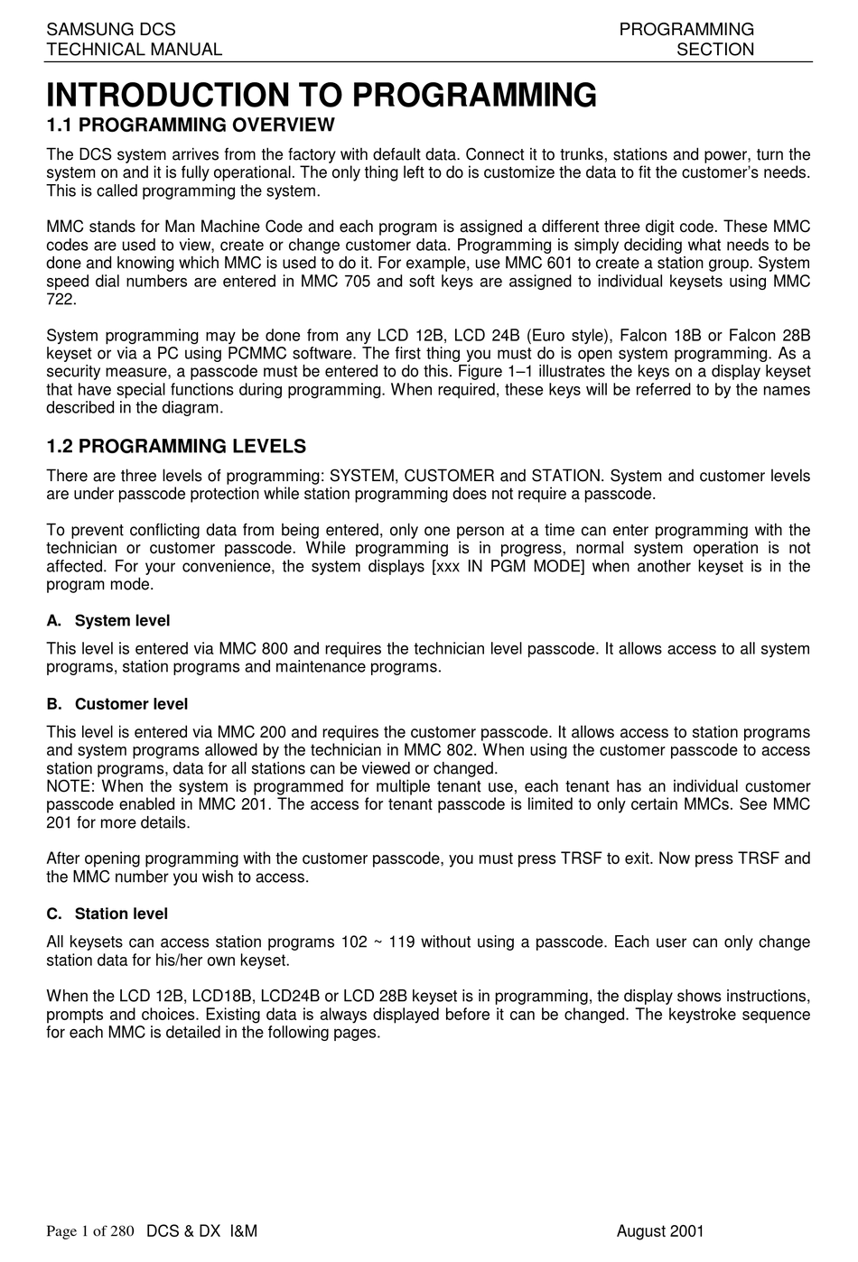 SAMSUNG DCS TECHNICAL MANUAL Pdf Download | ManuaLib