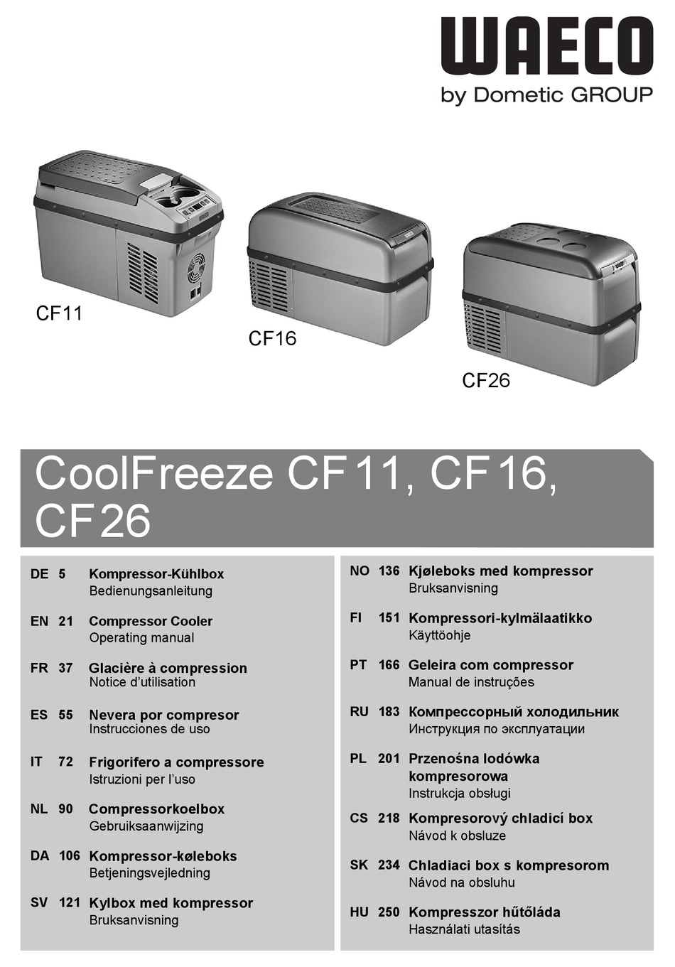 WAECO COOLFREEZE CF11 OPERATING MANUAL Pdf Download ManualsLib